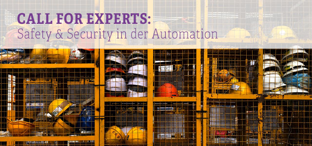 Call for atp-Experts: Safety & Security in der Automation