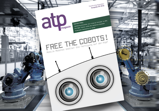 atp magazin 9/2018: Free the Cobots! Mobile Roboter in der Fertigung