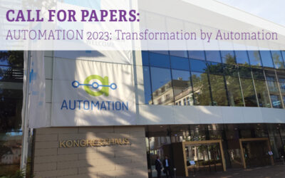 AUTOMATION 2023: Call for Papers eröffnet